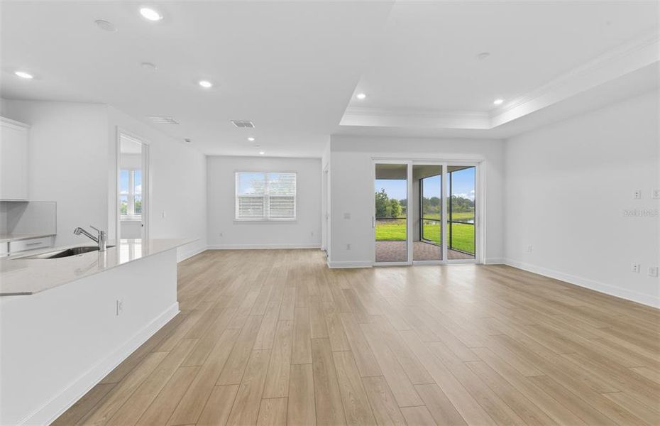 Spacious, unfurnished interior of a new home in Reagan Landing, Bradenton (Image 16). Spacious, unfurnished interior of a new home in Reagan Landing, Bradenton (Image 16).