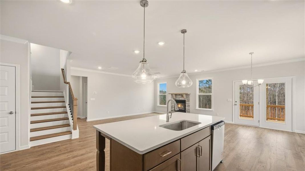Furnished interior view inside a new home in The Gates at Pates Creek, Hampton (Image 11).