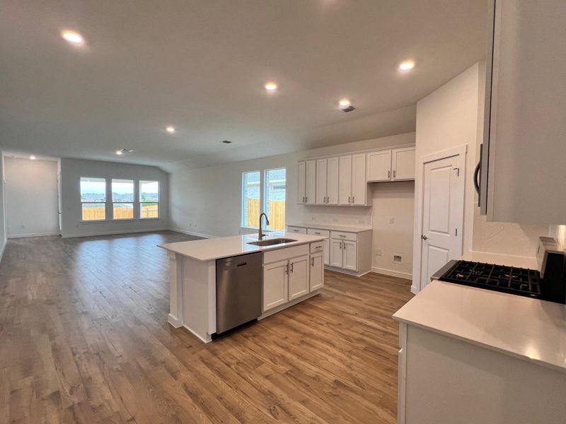 Furnished interior view inside a new home in Rosenbusch Ranch, Leander (Image 6).