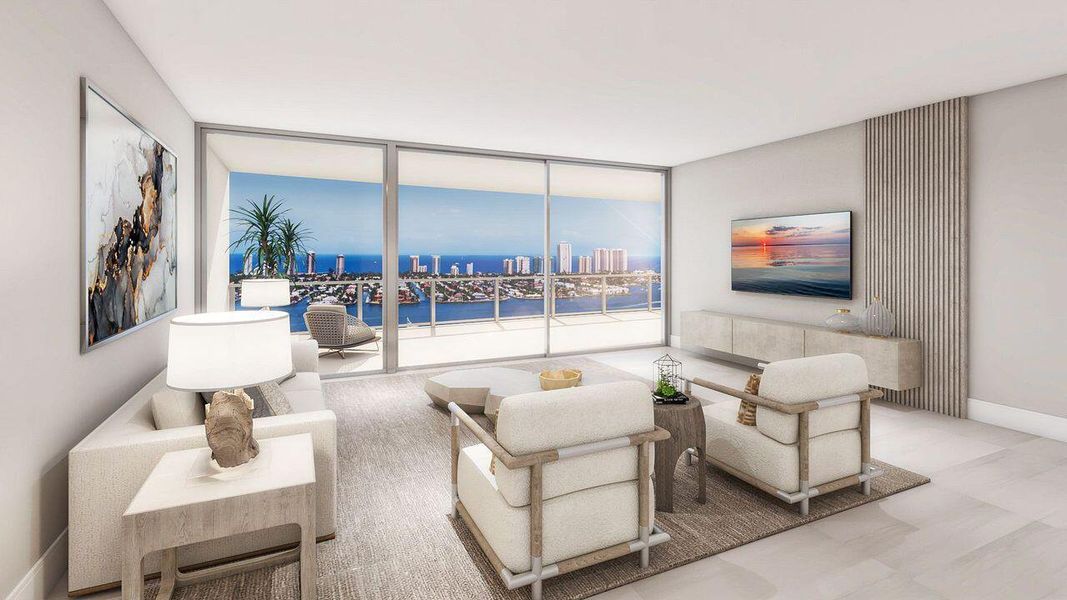 VIEW FROM LIVING AREA