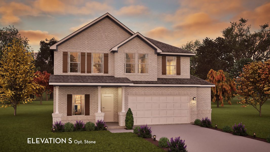 Representative exterior photo of a completed home built from the Rio Grande by CastleRock Communities in Emberly, Beasley, TX (Image 24). Representative exterior photo of a completed home built from the Rio Grande by CastleRock Communities in Emberly, Beasley, TX (Image 24).