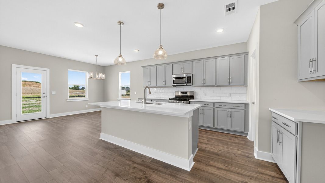 Furnished interior view inside a new home in McClure Farms, Columbia (Image 10).