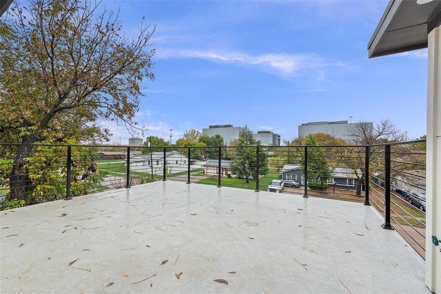 Exterior details and patio area of a home in , Dallas (Image 3). Exterior details and patio area of a home in , Dallas (Image 3).