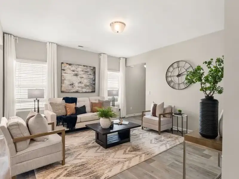Representative furnished interior of a home built from the Canterbury by True Homes in The Retreat at Reedy Fork Ranch, Greensboro (Image 15).