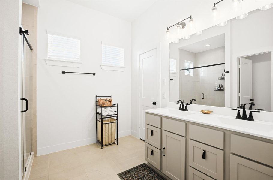 Furnished interior view inside a new home in , Cypress (Image 33).