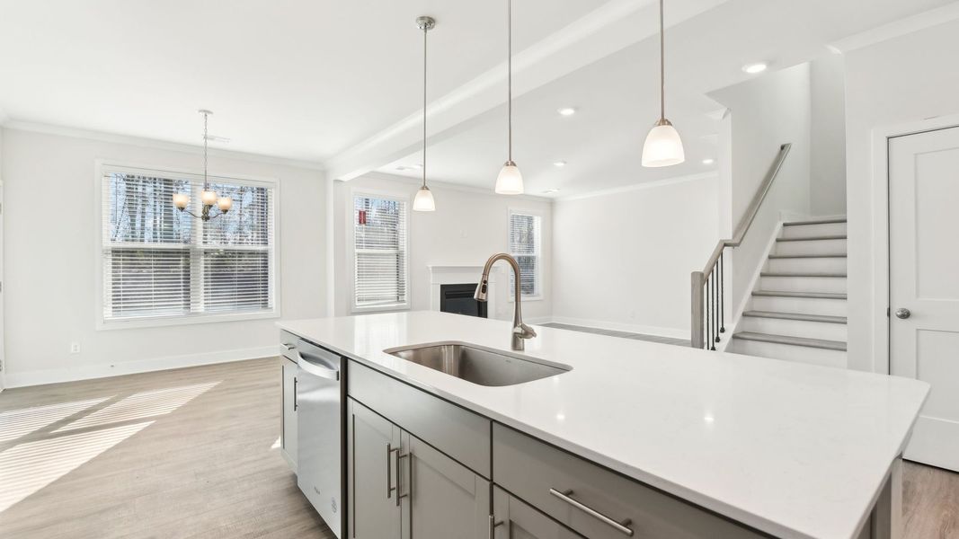 Furnished interior view inside a new home in Westport, York (Image 3).