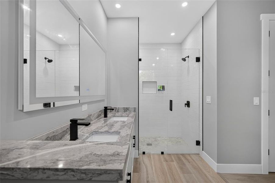Furnished interior view inside a new home in , Cape Coral (Image 33).