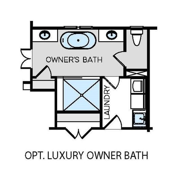 2D floor plan layout for the Harvard by Greybrook Homes in Harbor Watch, Statesville, NC (Image 6).