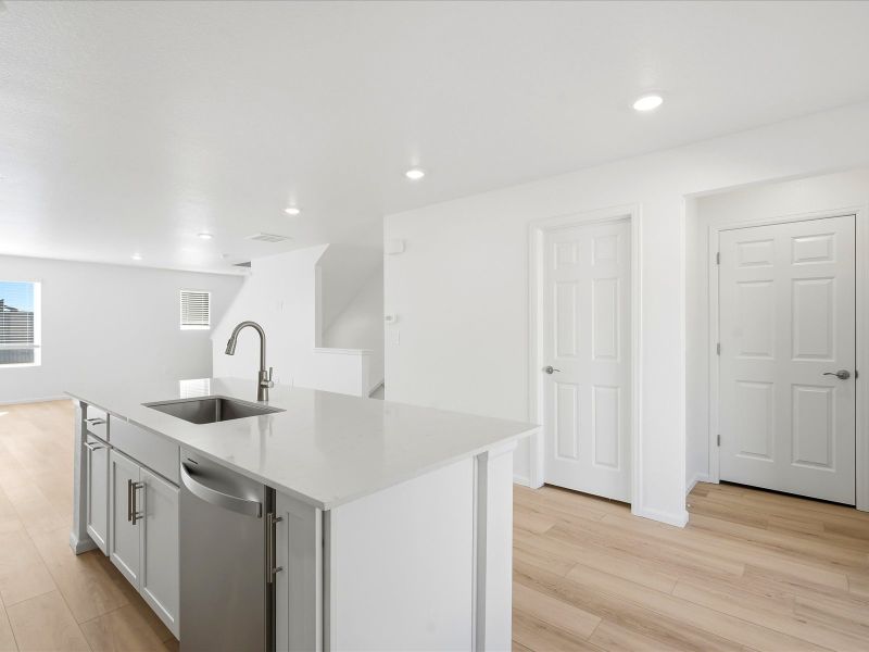 Furnished interior view inside a new home in Three Hills, Morrison (Image 7).