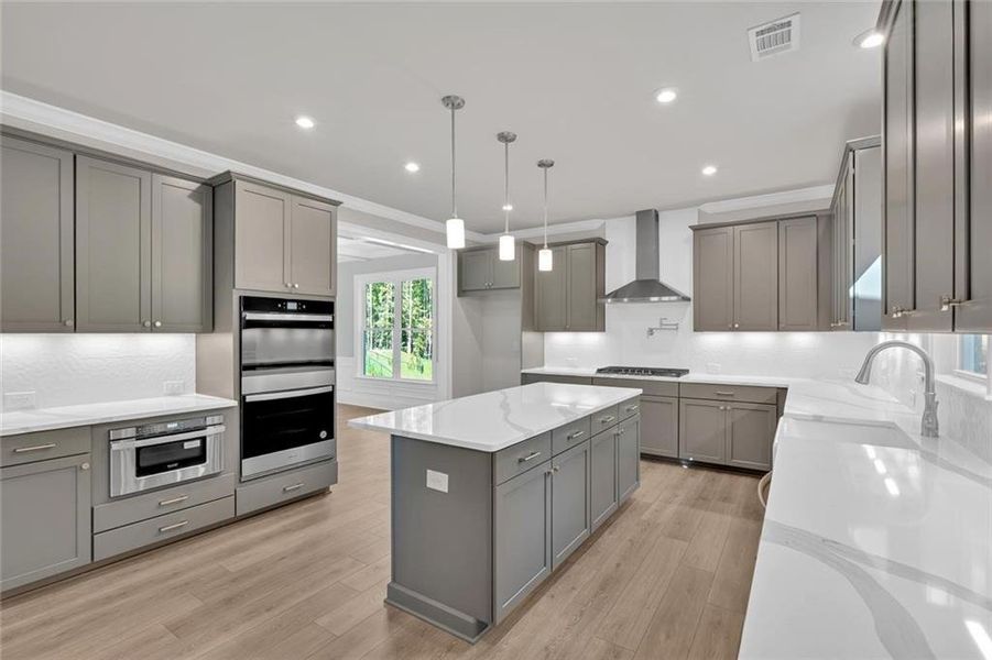 Furnished interior view inside a new home in Ford Landing, Acworth (Image 7).