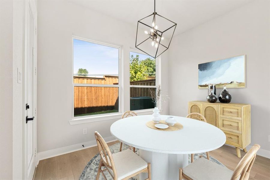 Furnished interior view inside a new home in Greenville Heights, Dallas (Image 16).