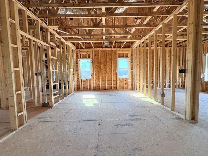 In-progress construction of a new home in Oak Valley Estates, Marietta, GA (Image 62).