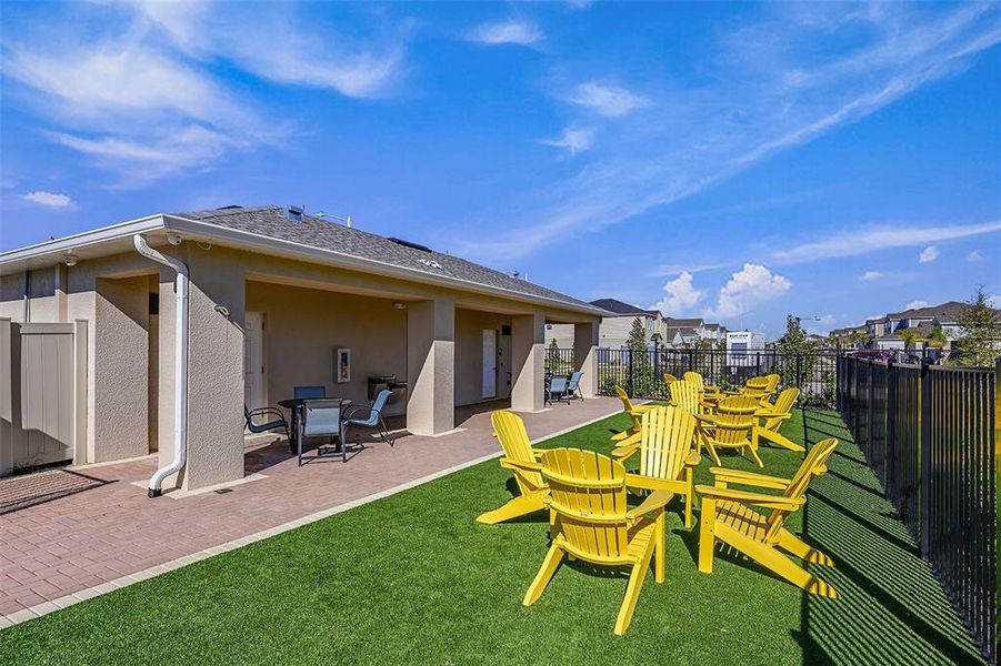Exterior details and patio area of a home in Lawson Dunes, Haines City (Image 20). Exterior details and patio area of a home in Lawson Dunes, Haines City (Image 20).
