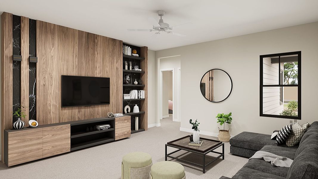 Representative furnished interior of a home built from the Aurora Plan 9001 by Tri Pointe Homes in Emberly, Queen Creek (Image 10). Representative furnished interior of a home built from the Aurora Plan 9001 by Tri Pointe Homes in Emberly, Queen Creek (Image 10).