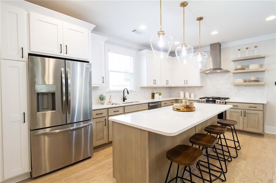 Furnished interior view inside a new home in , Atlanta (Image 19).