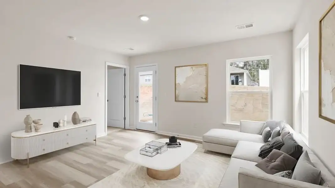 Furnished interior view inside a new home in Village Grove, Greenville (Image 13).