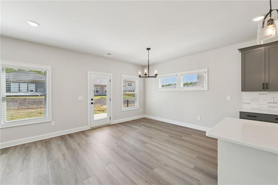 Spacious, unfurnished interior of a new home in Vines at Mill Creek - Estate Series, Braselton (Image 47).