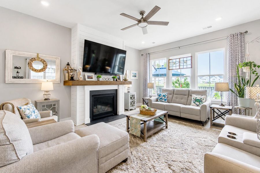 Furnished interior view inside a new home in Carnes Crossroads, Summerville (Image 5).