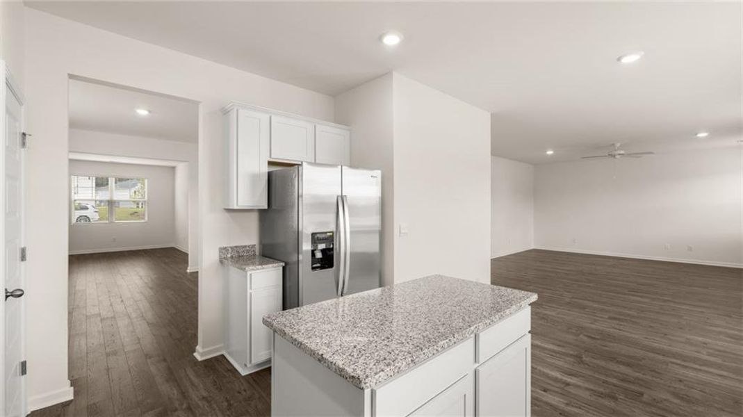 Furnished interior view inside a new home in Oakchase at Hampton, Hampton (Image 5).