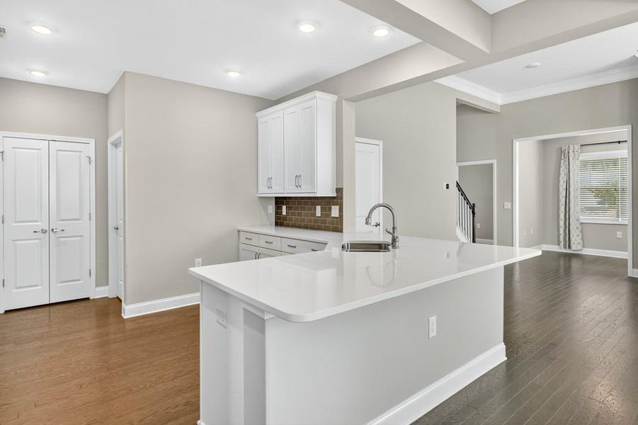 Furnished interior view inside a new home in , Cumming (Image 10).
