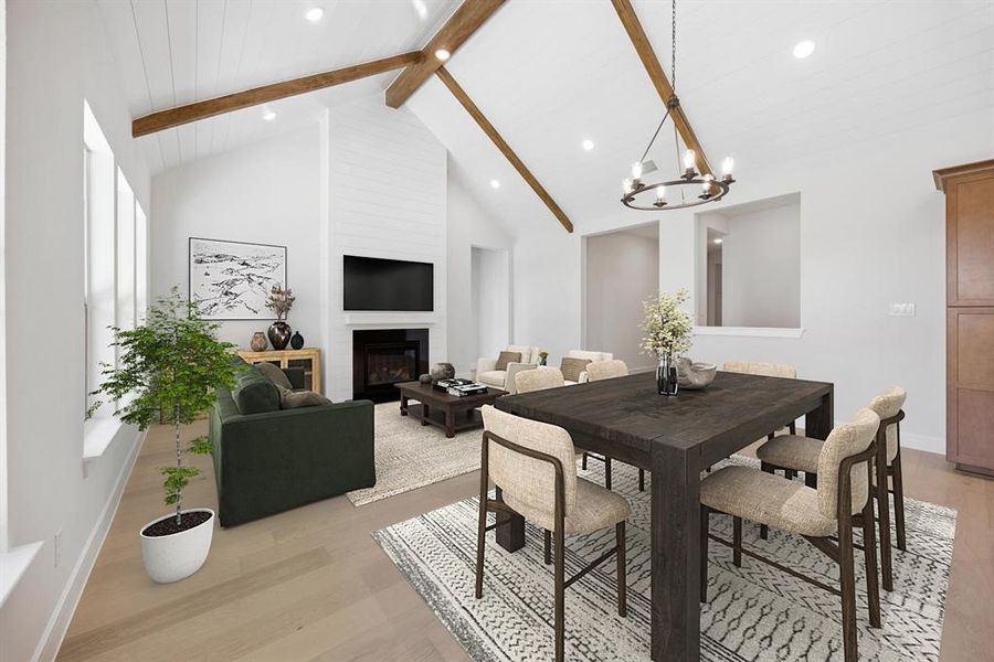 Furnished interior view inside a new home in Lincoln Pointe, Van Alstyne (Image 18). Furnished interior view inside a new home in Lincoln Pointe, Van Alstyne (Image 18).