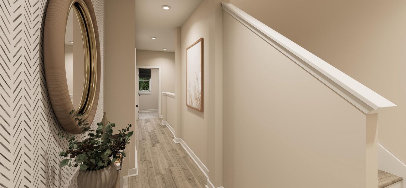 Furnished interior view inside a new home in , Charleston (Image 19).