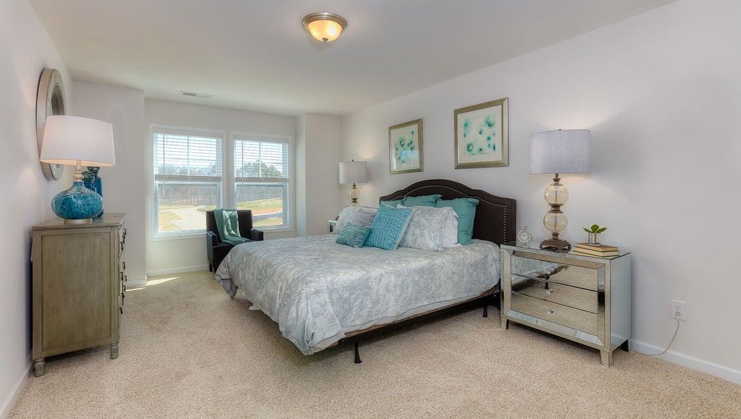 Furnished interior view inside a new home in Skybrook Corners, Huntersville (Image 16). Furnished interior view inside a new home in Skybrook Corners, Huntersville (Image 16).