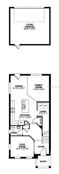 2D floor plan layout of this home in Center Lake on the Park, St. Cloud, FL (Image 4). 2D floor plan layout of this home in Center Lake on the Park, St. Cloud, FL (Image 4).