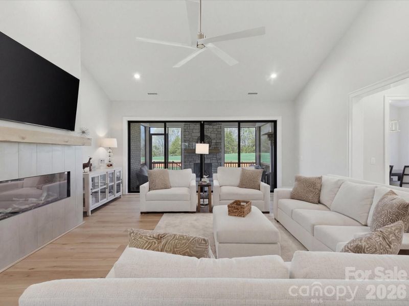 Furnished interior view inside a new home in Broadmoor at Marvin, Marvin (Image 7).
