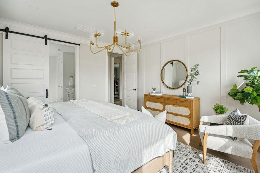 Furnished interior view inside a new home in Miller's Crossing, Johns Island (Image 6).