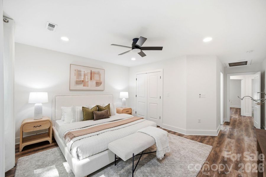 Furnished interior view inside a new home in , Charlotte (Image 29).