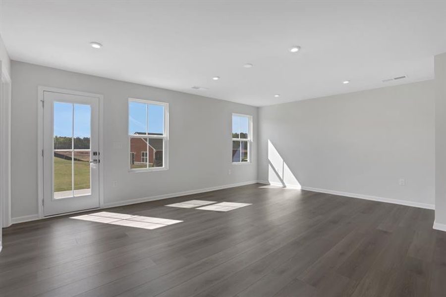 Spacious, unfurnished interior of a new home in Aspen Meadows, Hampton (Image 11). Spacious, unfurnished interior of a new home in Aspen Meadows, Hampton (Image 11).