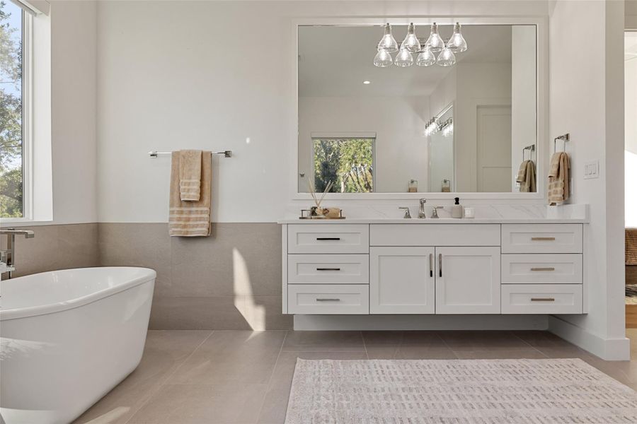 Furnished interior view inside a new home in , Dripping Springs (Image 25).