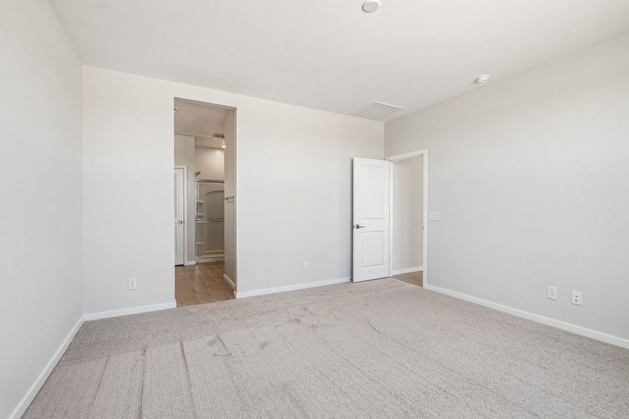 A room with white walls.