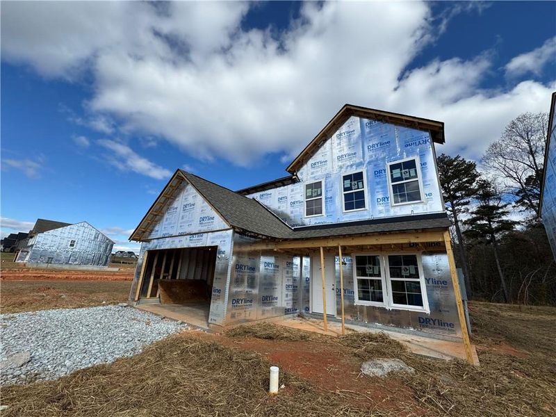 In-progress construction of a new home in Twin Lakes, Hoschton, GA (Image 4).