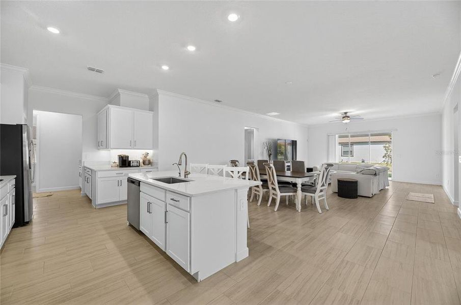 Furnished interior view inside a new home in , Wimauma (Image 59).