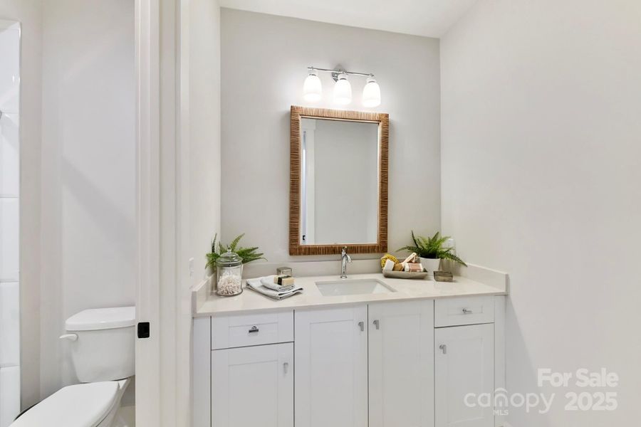 Furnished interior view inside a new home in , Weddington (Image 23).