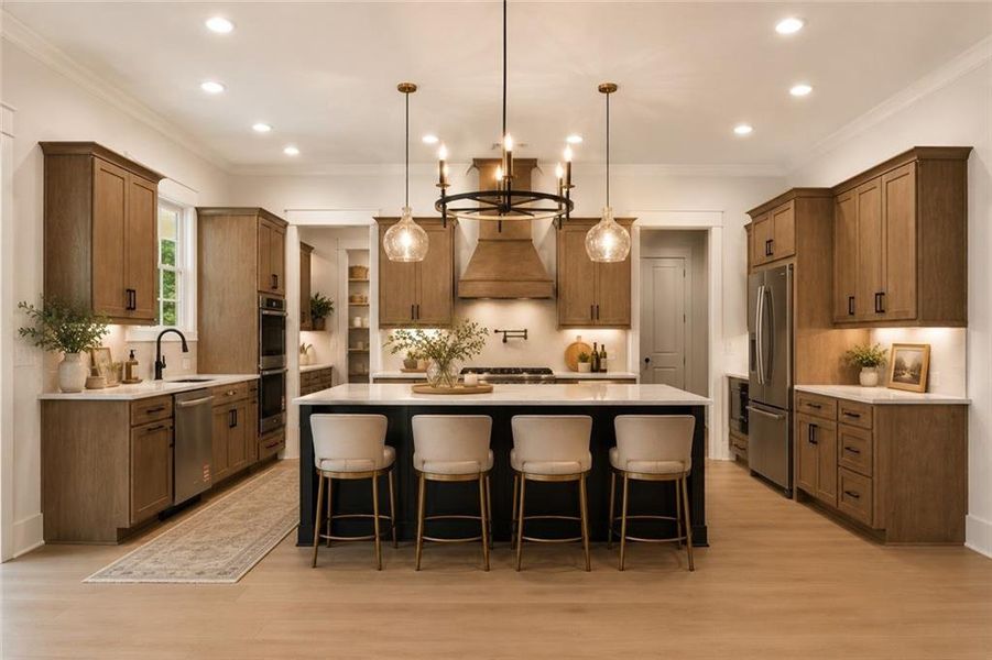 Furnished interior view inside a new home in The Reserve at Knollwood, Canton (Image 6).