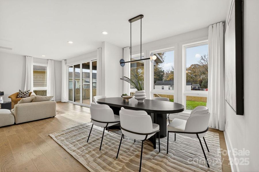 Furnished interior view inside a new home in , Charlotte (Image 14). Furnished interior view inside a new home in , Charlotte (Image 14).