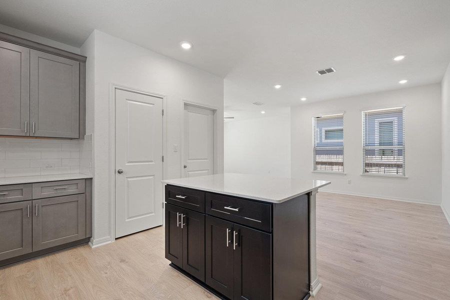 Furnished interior view inside a new home in Sage Hollow, Kyle (Image 11).