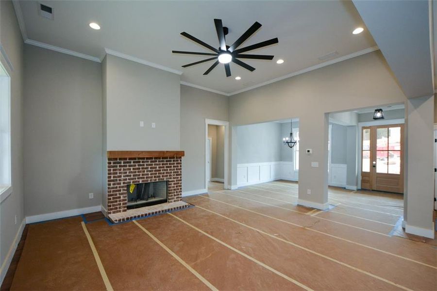 In-progress construction of a new home in , Jasper, GA (Image 39).