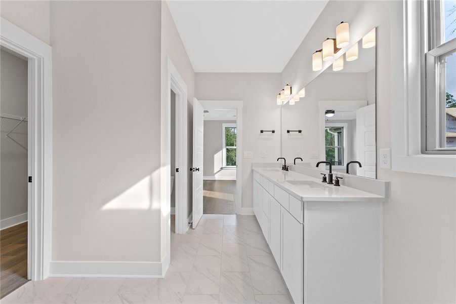 Images of a different home with a similar floor pl