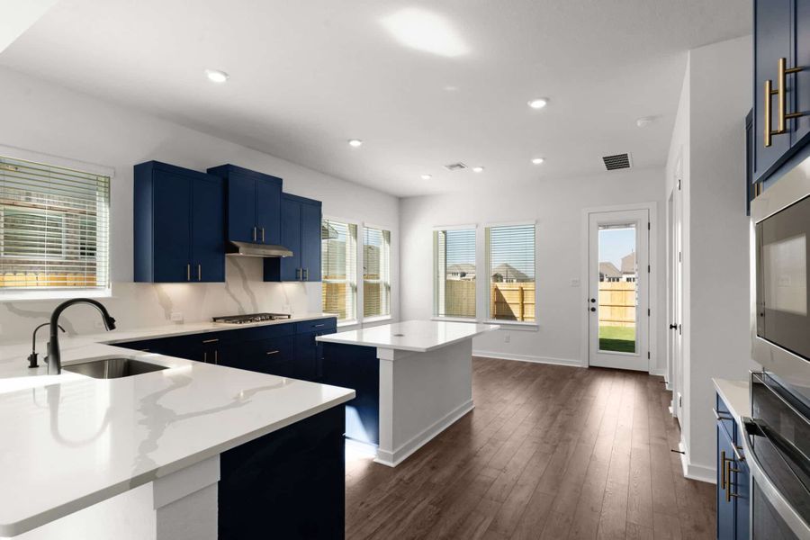 Furnished interior view inside a new home in Lariat, Liberty Hill (Image 5).