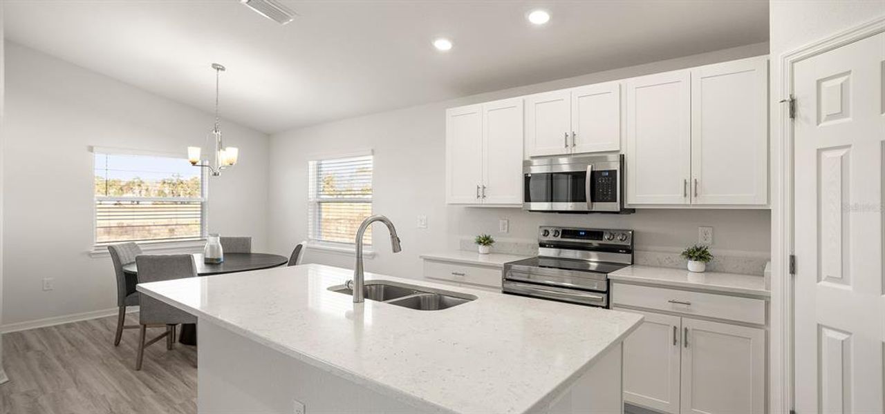 Furnished interior view inside a new home in Bennah Oaks, Belleview (Image 10).