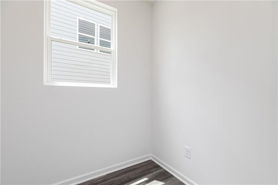 Spacious, unfurnished interior of a new home in Kingsley, Acworth (Image 27). Spacious, unfurnished interior of a new home in Kingsley, Acworth (Image 27).