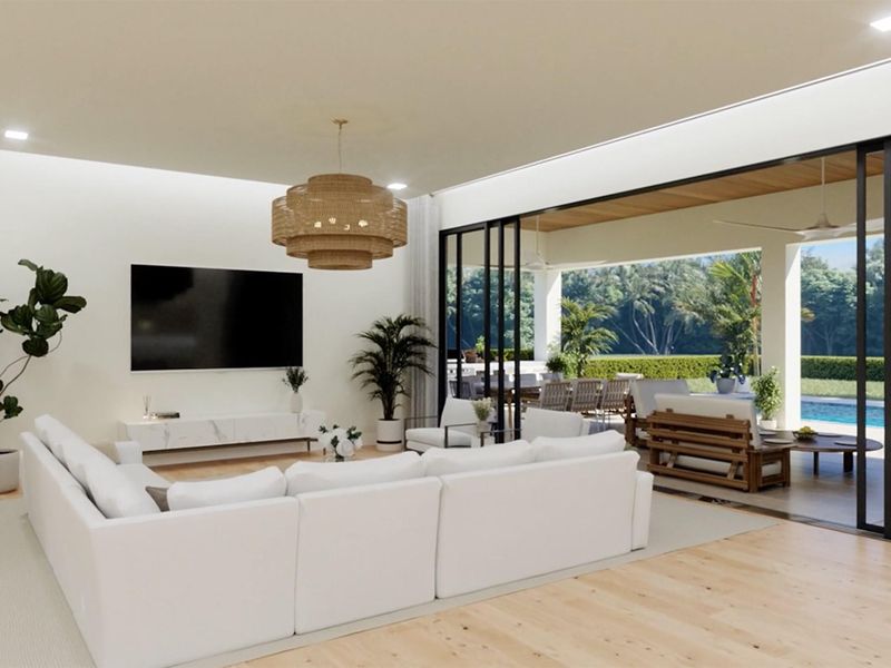 Furnished interior view inside a new home in , West Palm Beach (Image 5).