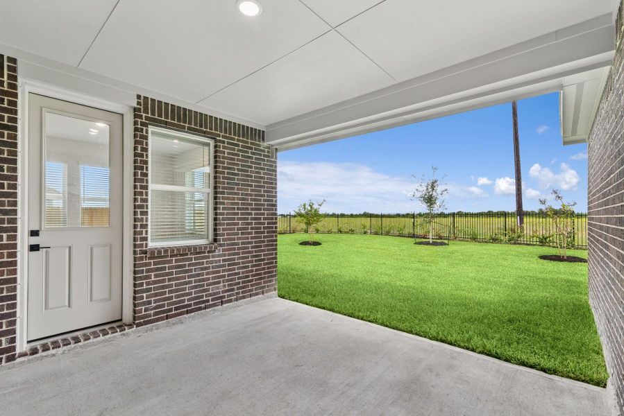 Peaceful covered patio Peaceful covered patio