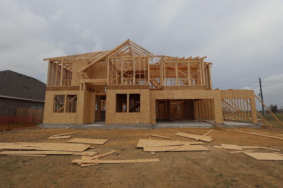 Two story home with 4 beds, 3.5 baths, and 4 car tandem garage