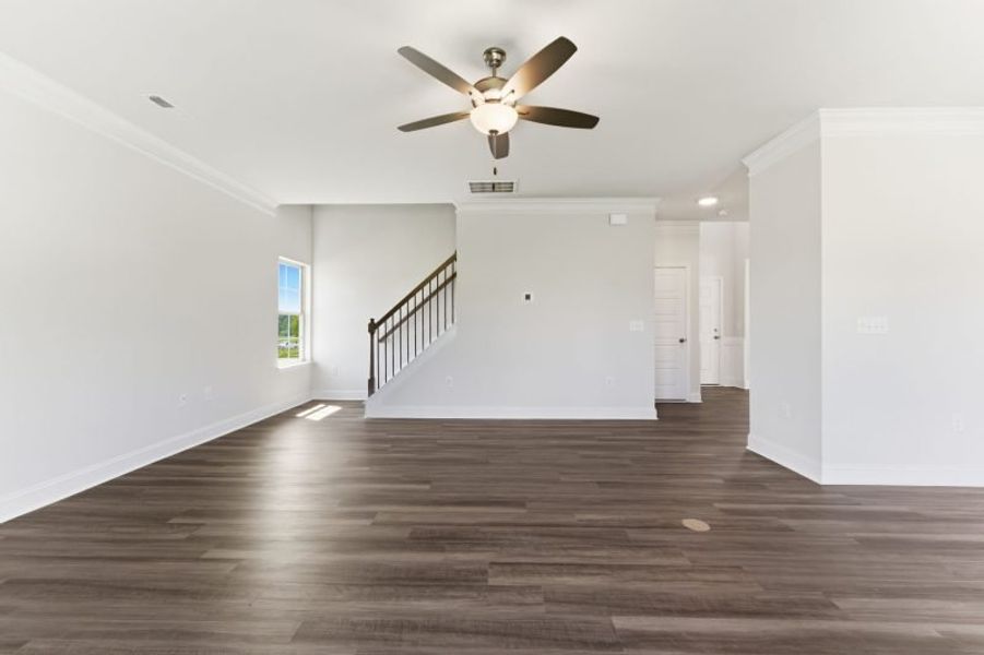 Spacious, unfurnished interior of a new home in Sullivans Reserve, Walkertown (Image 33). Spacious, unfurnished interior of a new home in Sullivans Reserve, Walkertown (Image 33).