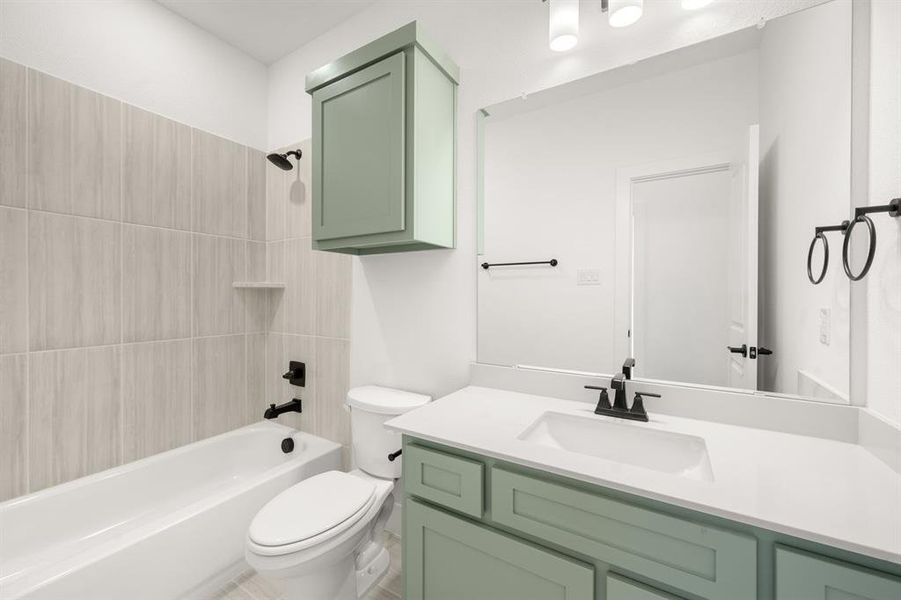 Furnished interior view inside a new home in High Country, Burleson (Image 13).